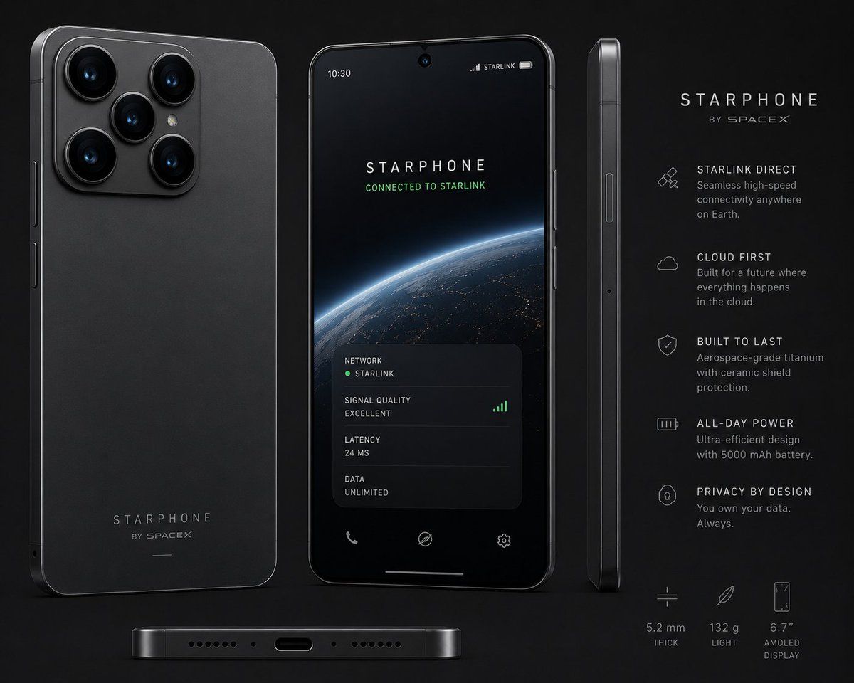 SpaceX's Starphone Could Be the Biggest Hardware Launch Since the iPhone